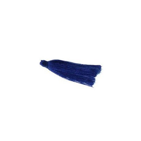 Pompon de fils 40/45mm INDIGO x1  - 1