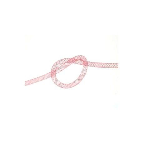 Résille tubulaire 6mm LIGHT ROSE x 0.50m  - 1