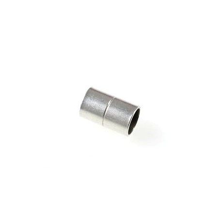 Fermoir aimanté tube GM 20x12mm ép.12mm ARGENTÉ x1  - 1