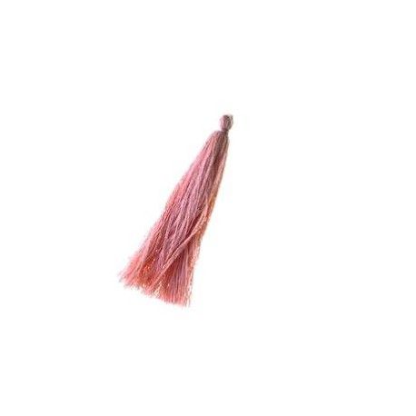 Pompon de fils 80mm VINTAGE ROSE x1  - 1