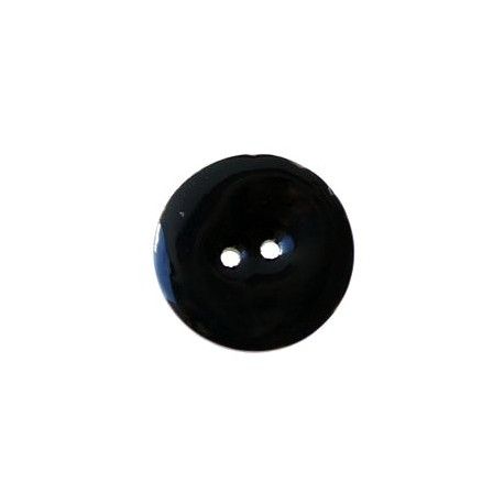 Bouton coco émaillé 23mm NOIR x1  - 1