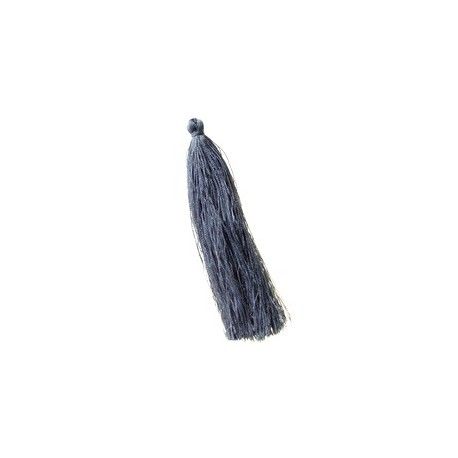 Pompon de fils 90mm DARK GREY x1  - 1