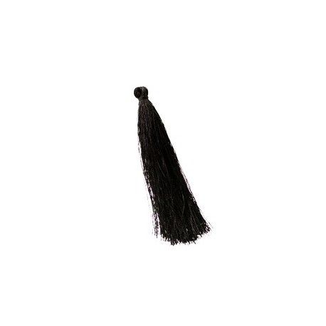 Pompon de fils 90mm NOIR x1  - 1