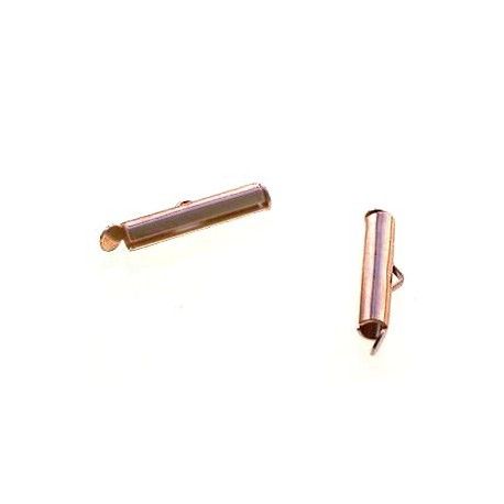 Embout goulotte 18.5mm ROSE GOLD x2  - 1