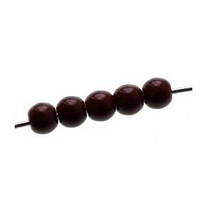 Ronde 3mm MARRON OPAQUE x30