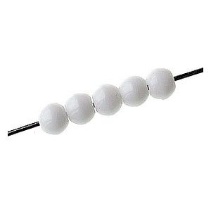 Ronde 3mm BLANC OPAQUE x30