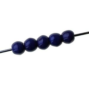 Ronde 4mm NAVY BLUE OPAQUE x50