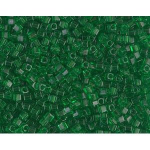 Cube Miyuki 1.8mm 146 Transparent Green, les +/- 8g