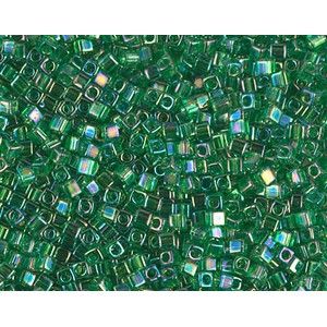 Cube Miyuki 1.8mm 179 Transparent Green AB, les +/- 8g