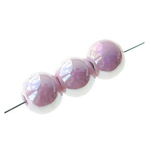 Ronde 14mm LIGHT ROSE AB x3