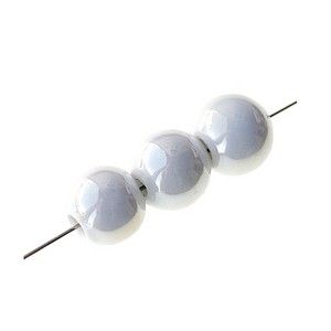 Ronde 12mm BLANC AB x3