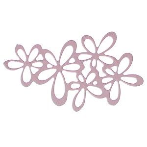 Laser cut cascade de fleurs 34x19mm ROSE x1