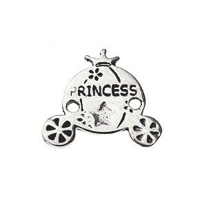 Intercalaire carrosse princesse 16x14.4mm Argent 925 x1