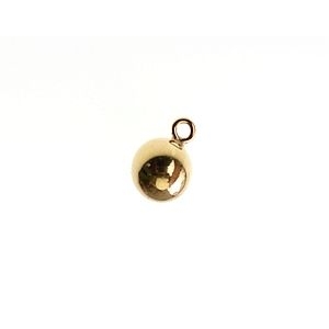 Breloque boule 5mm Gold Filled 14cts x1