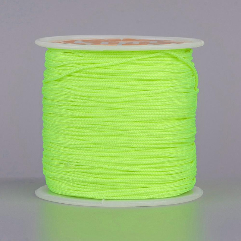 Fil polyester 0.8mm vert fluo x3m