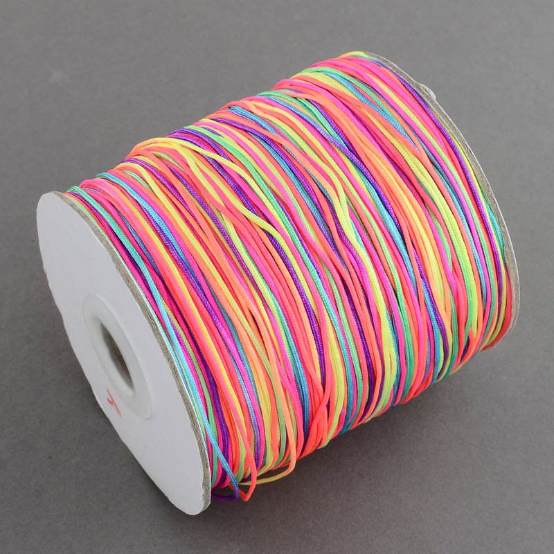 Fil polyester multicolore 1mm x3m