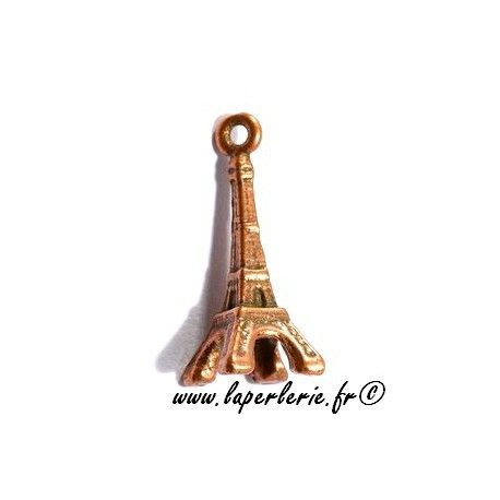 Breloque tour eiffel 28X12mm CUIVRE  - 1