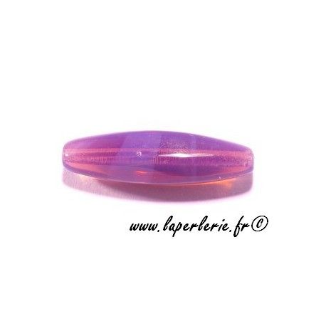 Tube bombé 22X7mm MAUVE OPAL x4  - 1