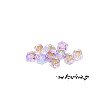 Toupie 5301 4mm LIGHT AMETHYST AB 2X x50  - 1