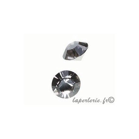 Strass pte diamant 1028 6mm ss29 BLACK DIAMOND x2  - 1