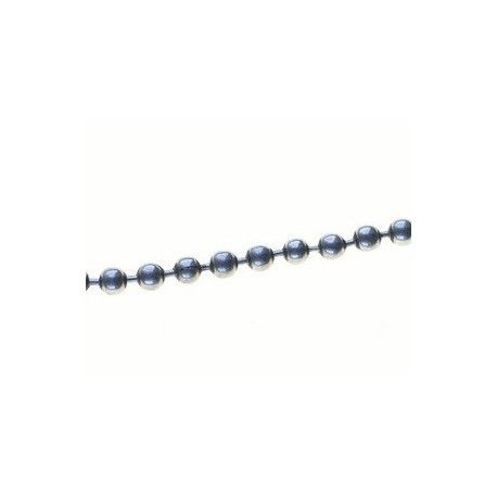 Chaine boule 4.5mm ARGENTÉ VIEILLI x1m  - 1