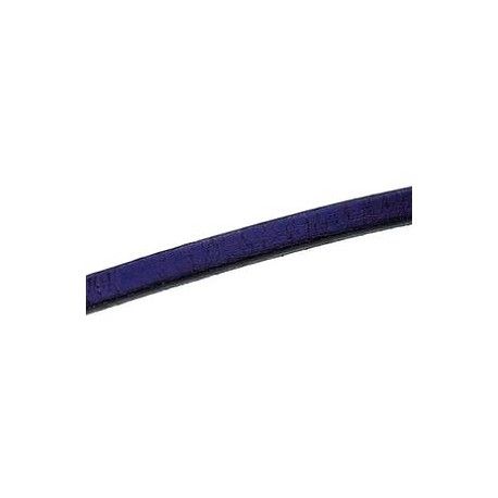 Lanière cuir 5mm VIOLET x35cm  - 1