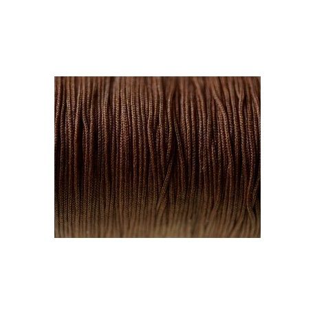 Fil synthétique 1mm CHOCOLAT x3m  - 1