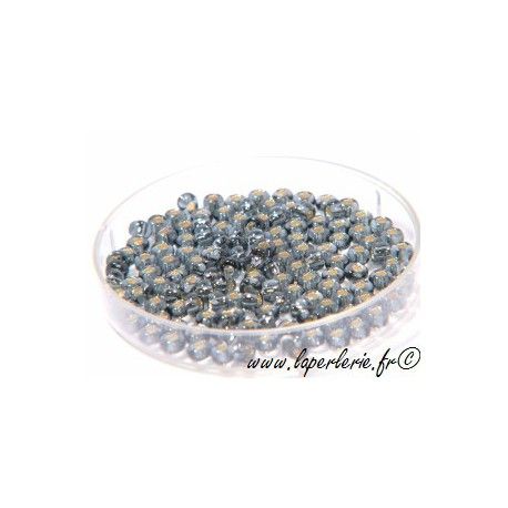 Rocaille 2mm BLACK DIAMOND ARGENTEE, mesure de 12.50 grs environ 900 perles  - 1