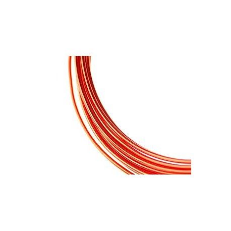 Fil aluminium 2mm INDIAN RED x5m  - 1