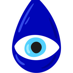 Pendentif de l'oeil bleu - protection contre le mauvais oeil
